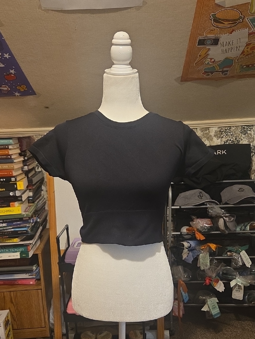 Aerie Athletic Black Gym Shirt